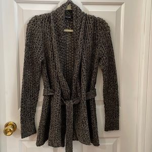 mac & jac Belted Wrap Knit Cardigan